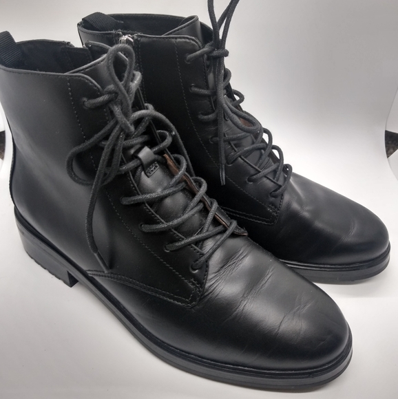 Everlane Shoes - Everlane Ankle Boots Combat Leather Military